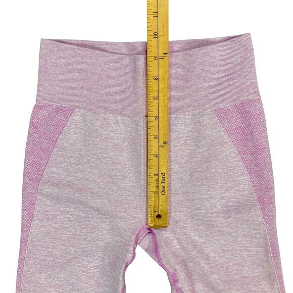 Gymshark Flex Butt Out High Waisted Leggings Sz S Pink Two Tone Athletic Workout - Picture 10 of 13